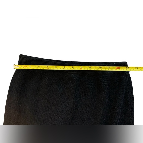 Norton Studio Vintage Black Knit Skirt - Picture 8 of 9
